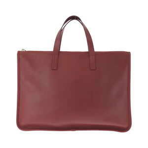 Excellent condition LOEWE Anagram New Toledo red leather business bag/briefca...
